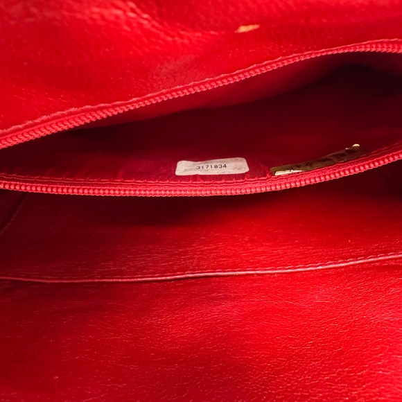 💎💯Authentic Red CHANEL Caviar Camera Bag 24 Gold plated hardware crossbody bag - Picture 8 of 8